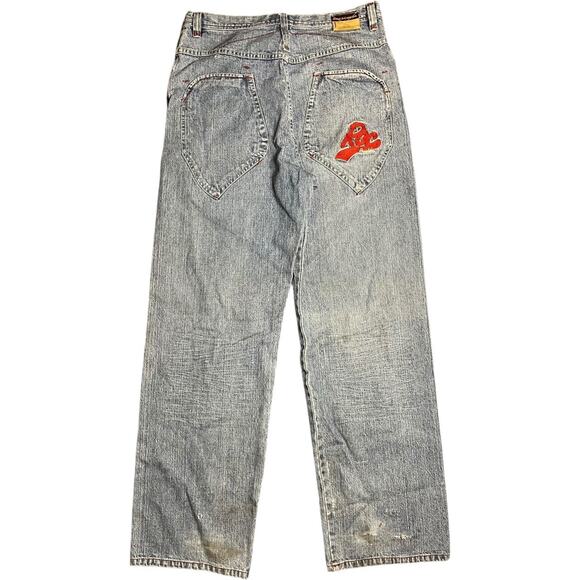 Rocawear Vintage Y2K Wide Leg Big Pocket Skater Jeans - Picture 4 of 7